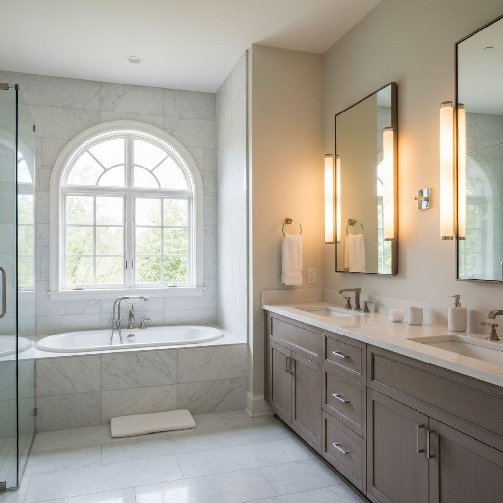 Elegant bathroom renovation in Clinton, CT